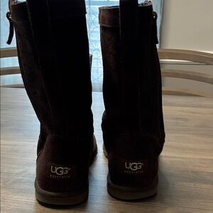 UGG Dark Brown Suede Boots